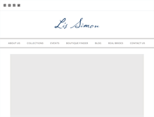 Tablet Screenshot of lissimon.com